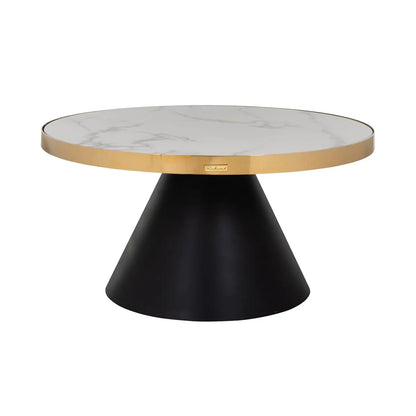 Coffee table Odin gold 80Ø