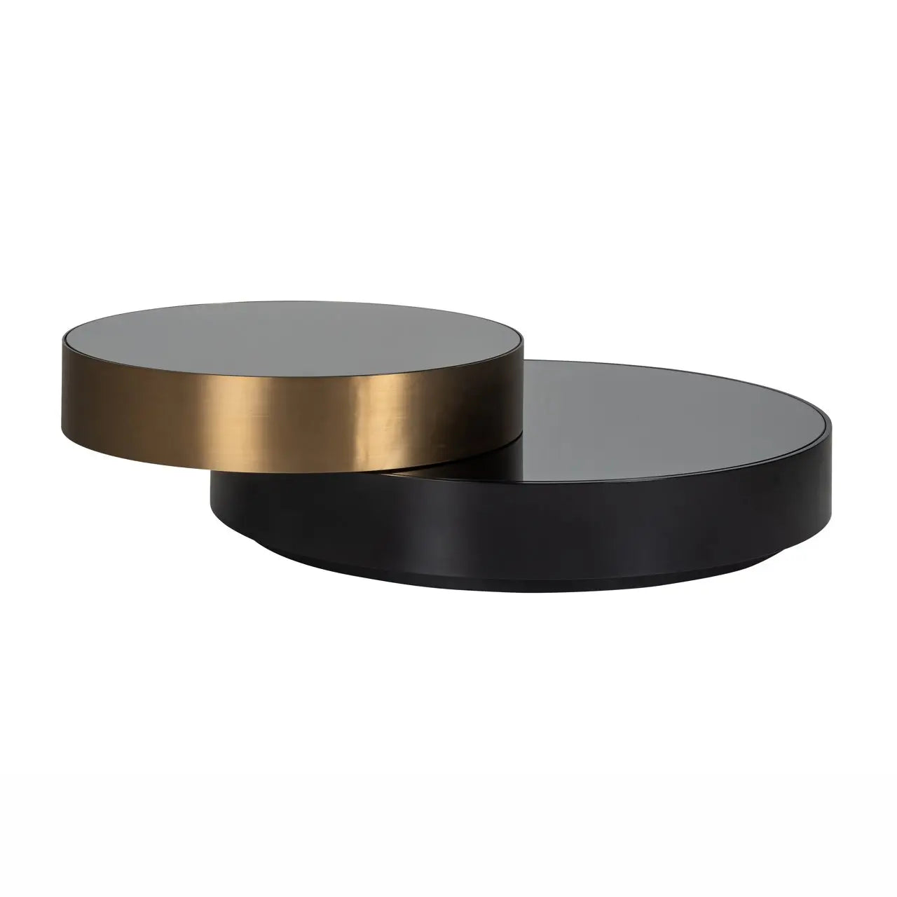 Coffee table Slice black/gold