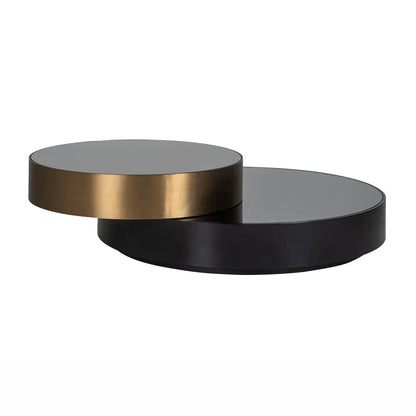 Coffee table Slice black/gold