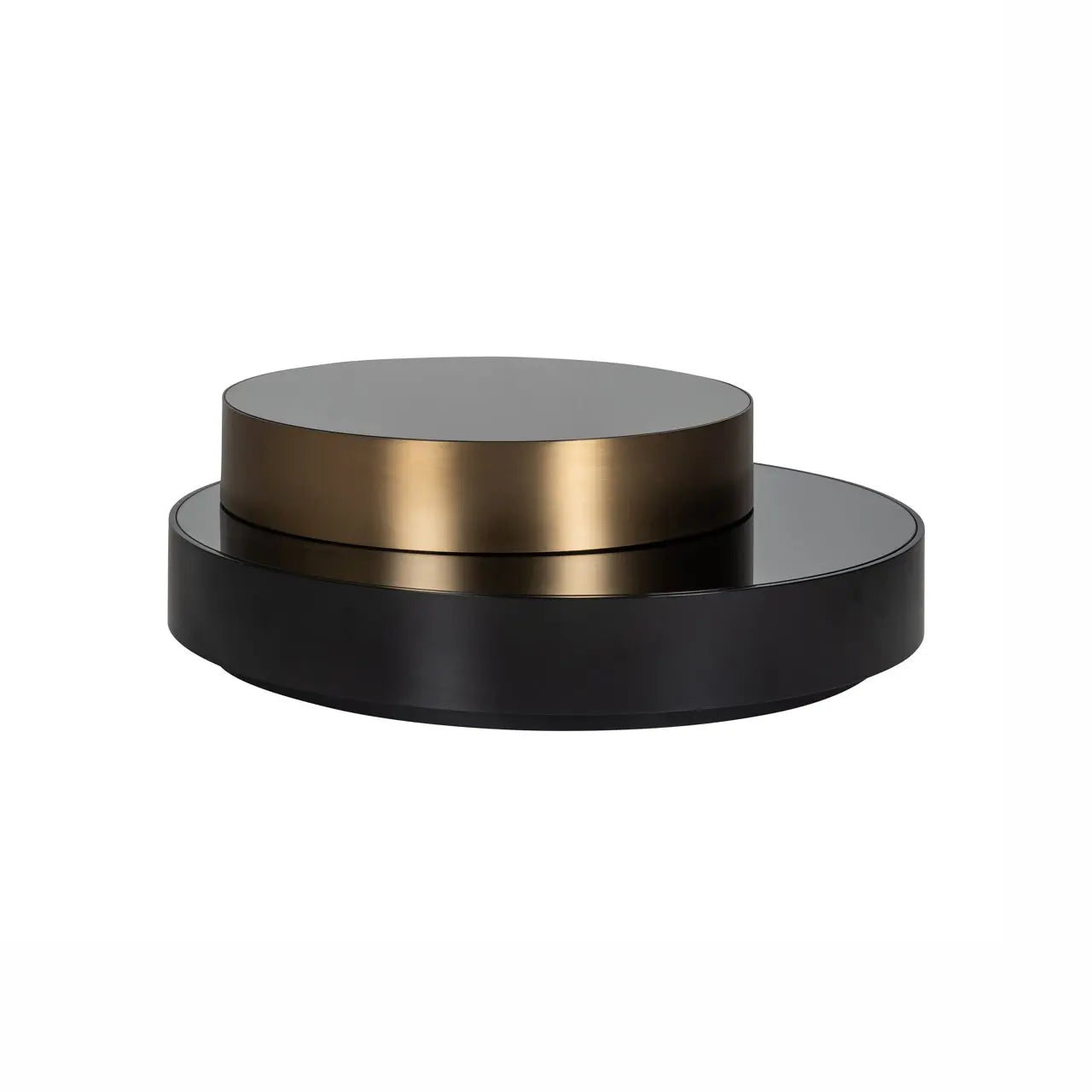 Coffee table Slice black/gold