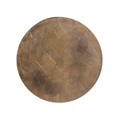 Coffee table Tulum brushed gold (Set of 2)