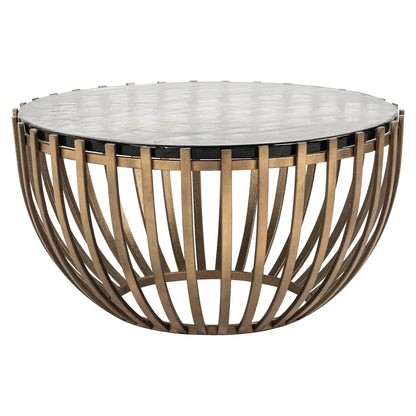 Coffee table Volante gold 84Ø