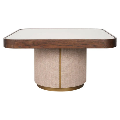 Coffee table Willox brown  including glass (Set of 2)