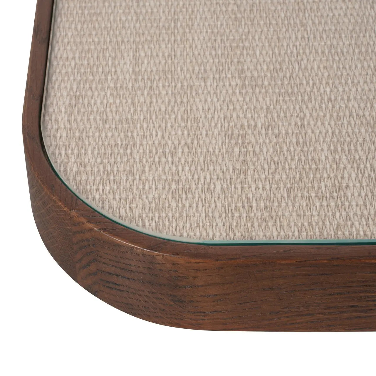 Coffee table Willox brown  including glass (Set of 2)