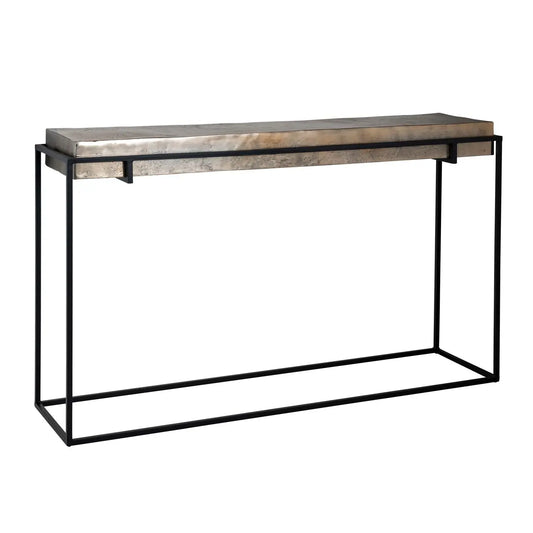 Console Calloway champagne gold