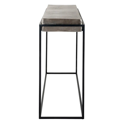 Console Calloway champagne gold