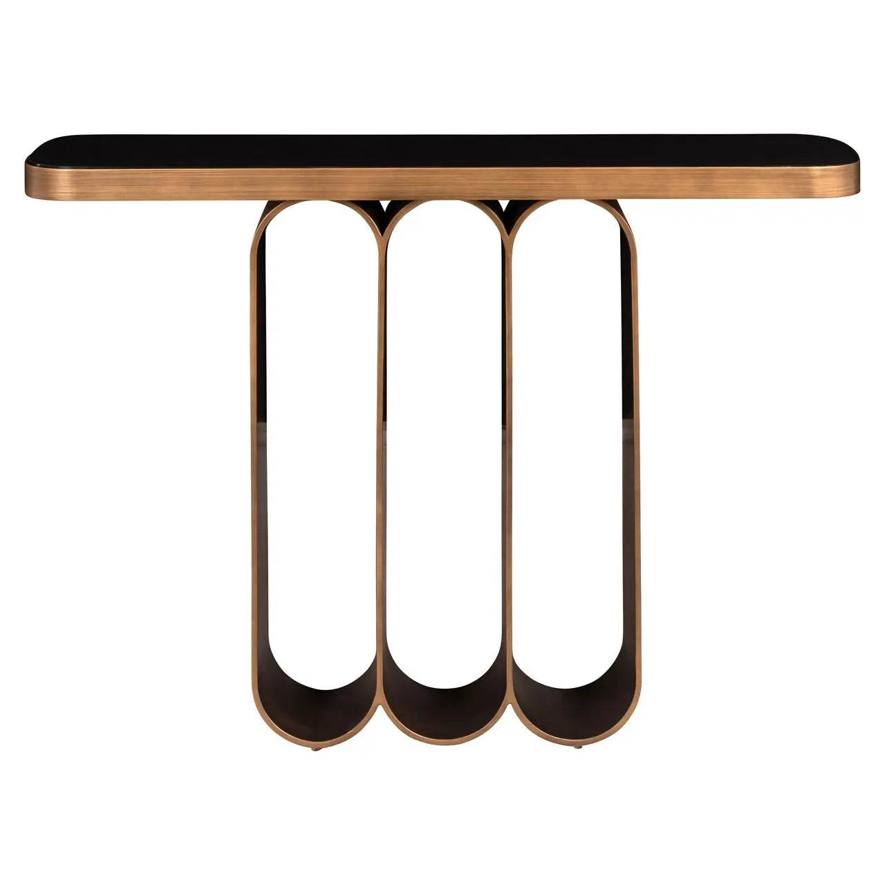 Console Locarno brushed gold