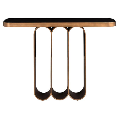 Console Locarno brushed gold
