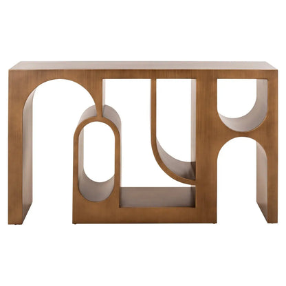 Console Lugano brushed gold