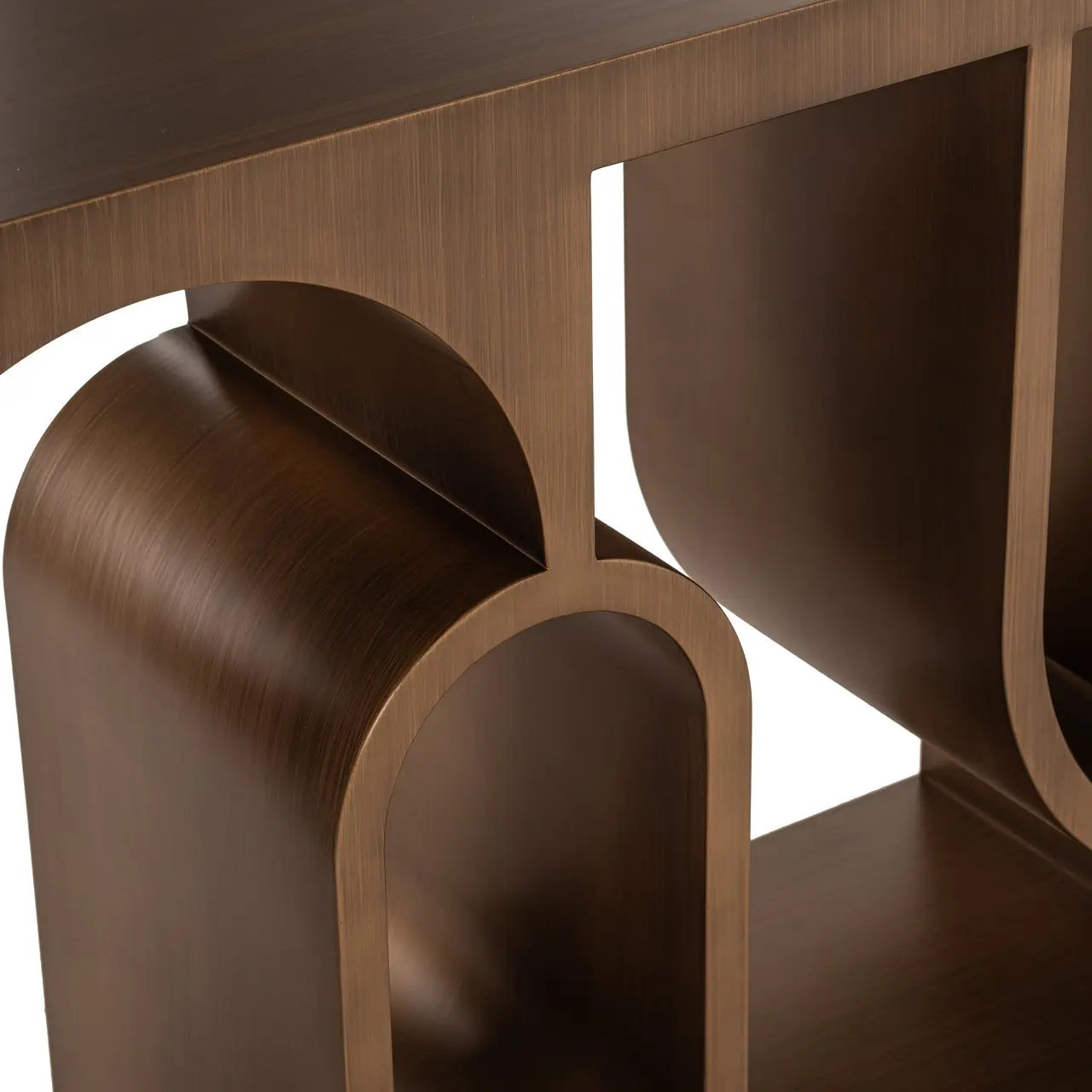Console Lugano brushed gold