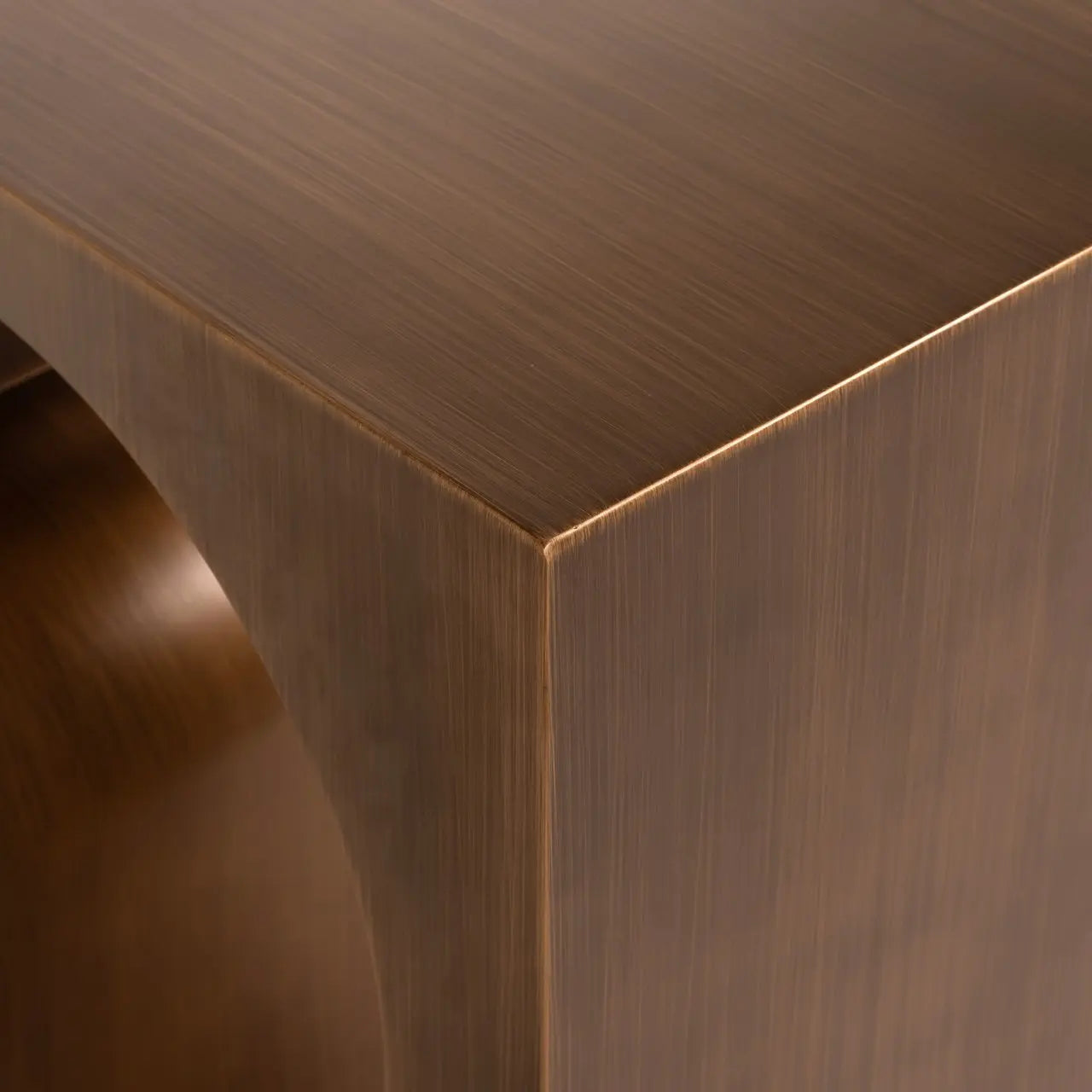 Console Lugano brushed gold
