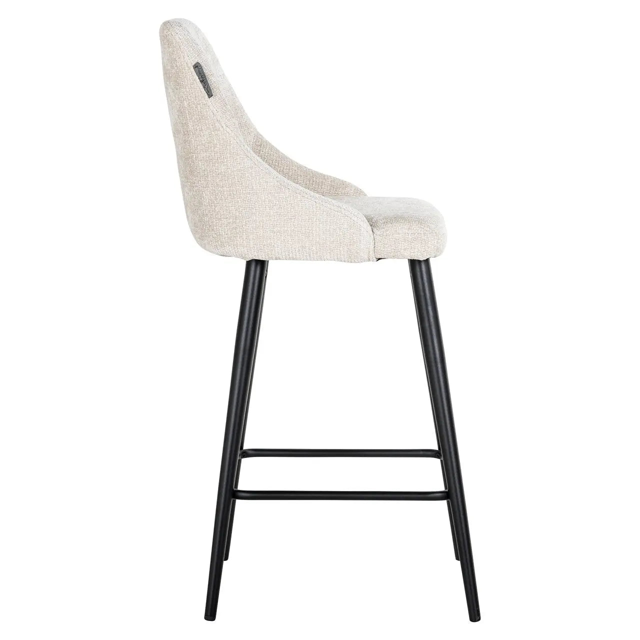 Counter stool Brooke cream unicorn (Set of 2)