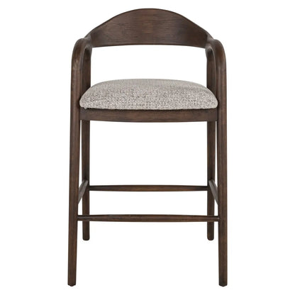 Counter stool Mihara mocca fancy