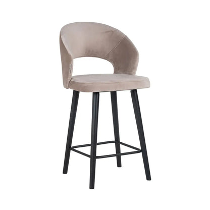 Counter stool Savoy khaki velvet