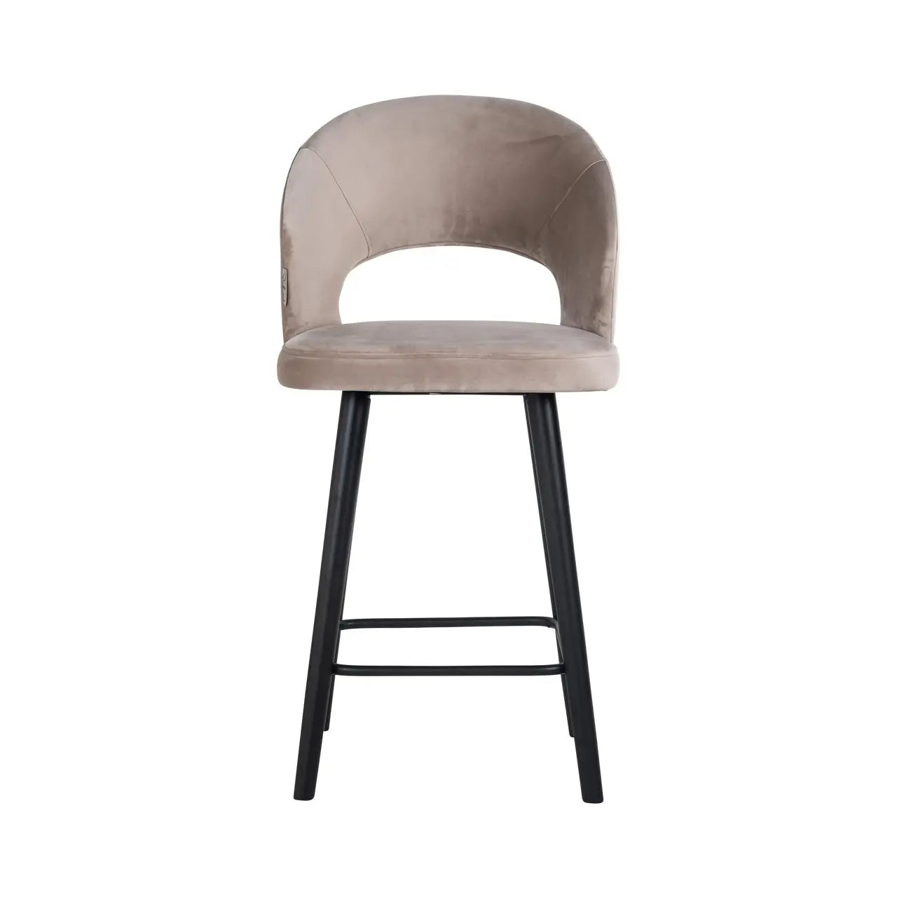 Counter stool Savoy khaki velvet