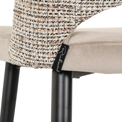 Counter stool Tabitha trendy nature fire retardant