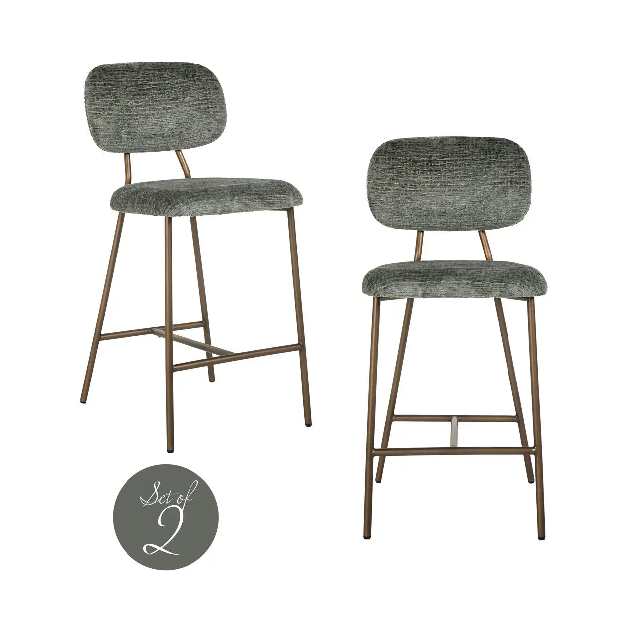 Counter stool Xenia thyme fusion (Set of 2)