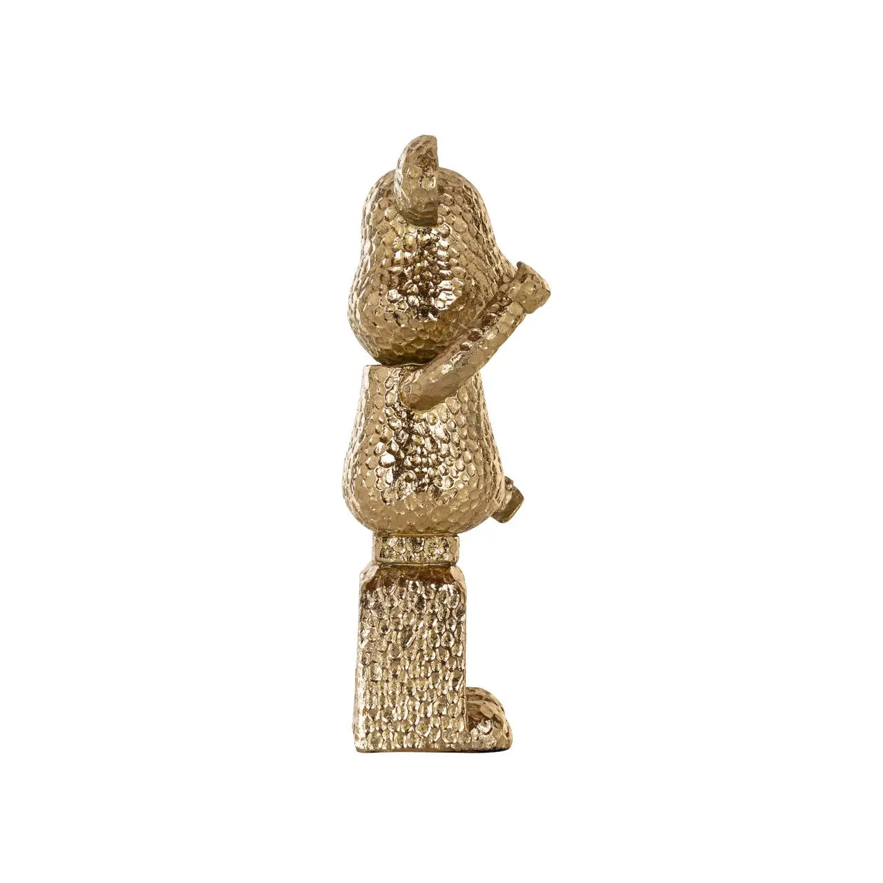 Decorative object Bear gold standing
