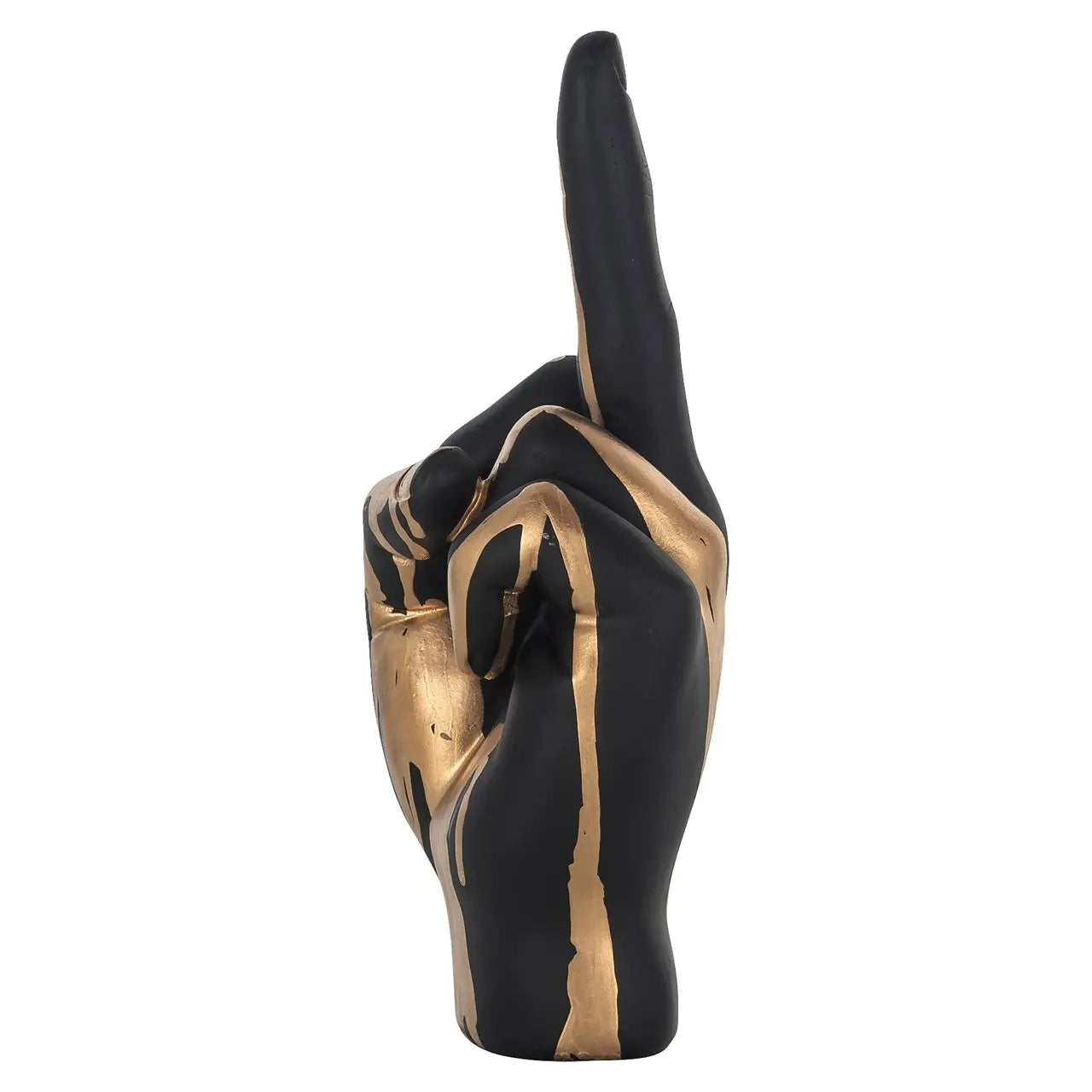 Decorative object Digitus black/gold