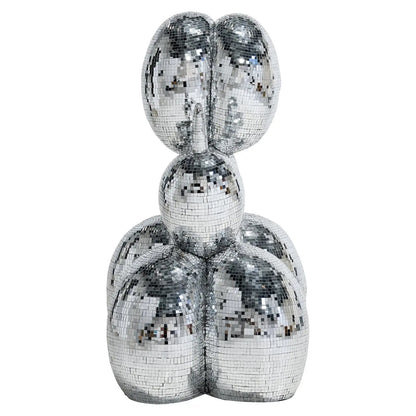 Decorative object Dog silver large