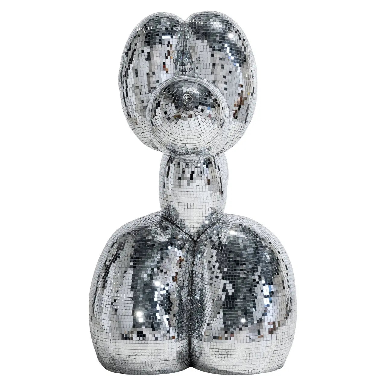 Decorative object Dog silver large