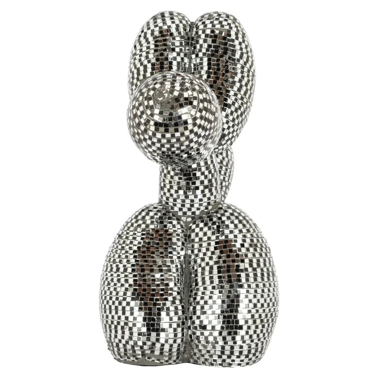 Decorative object Dog silver small