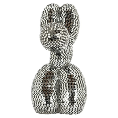 Decorative object Dog silver small