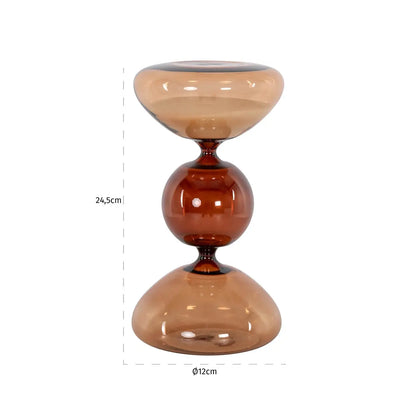 Decorative object Elba brown small