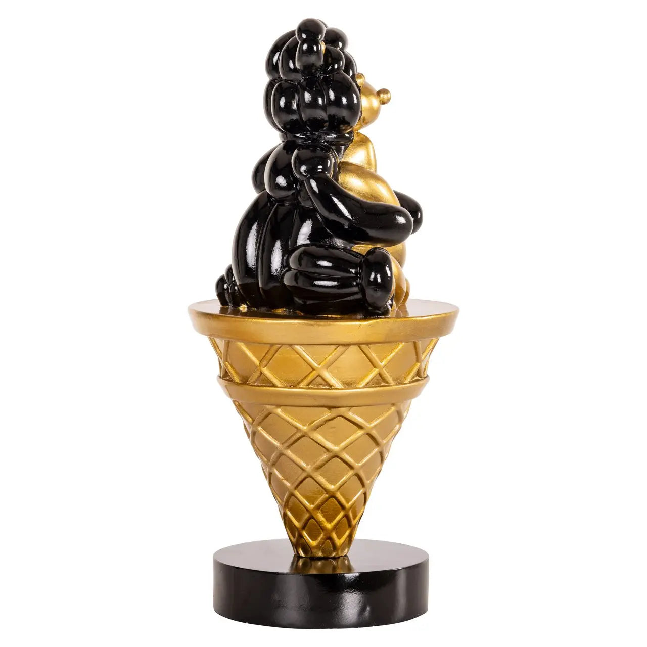 Decorative object Harly black/gold