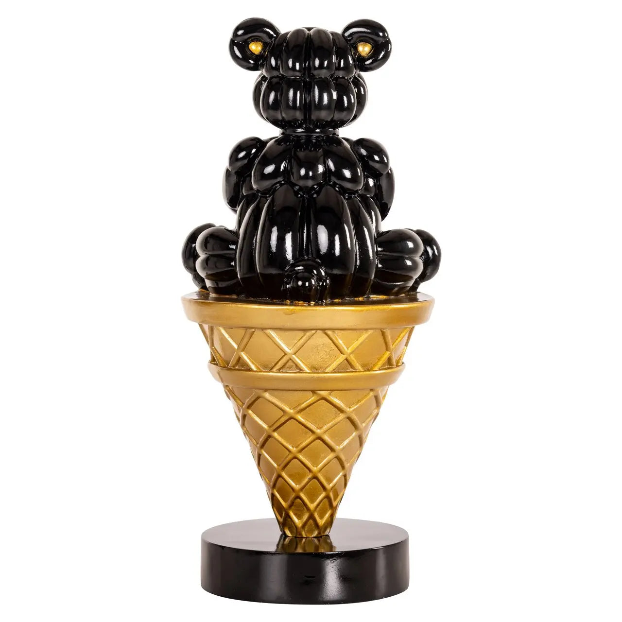 Decorative object Harly black/gold