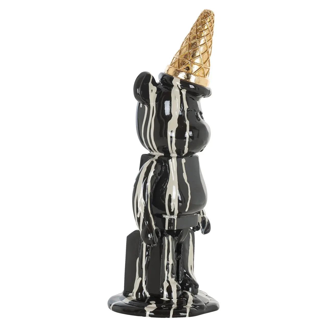 Decorative object Icebear black