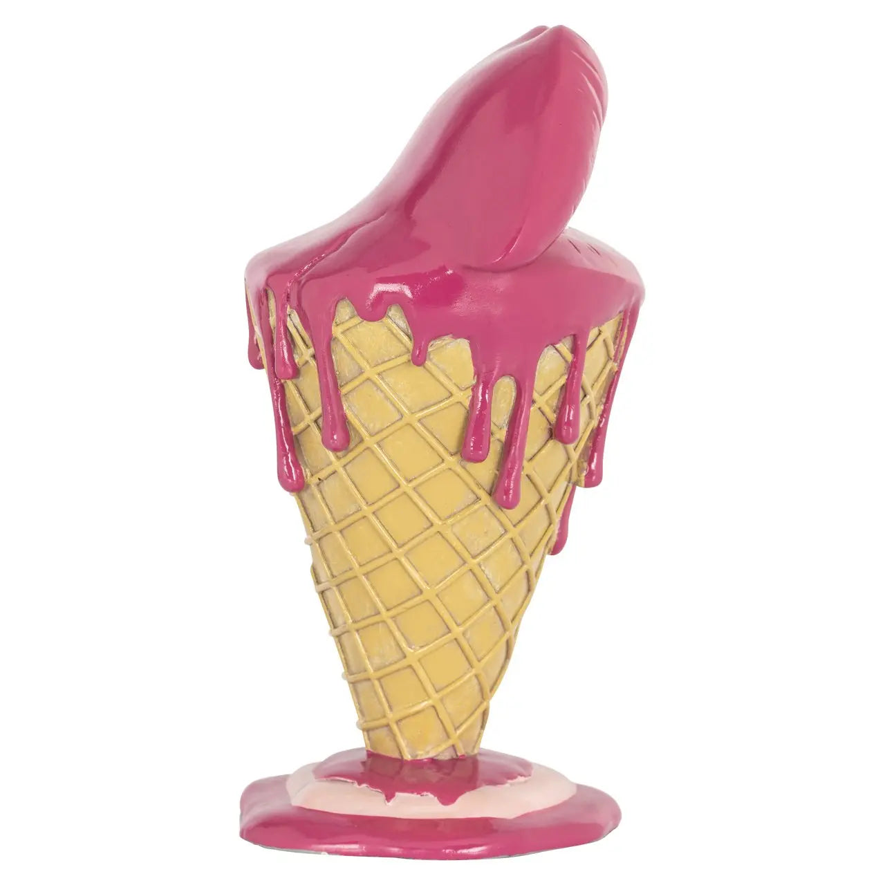 Decorative object Lips pink