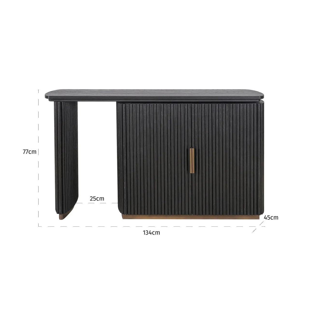 Desk Cambon dark coffee