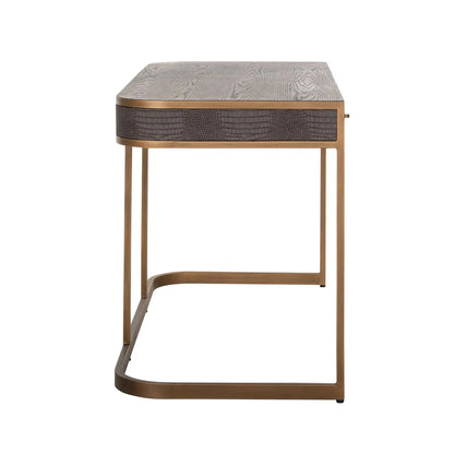 Desk Classio brushed gold