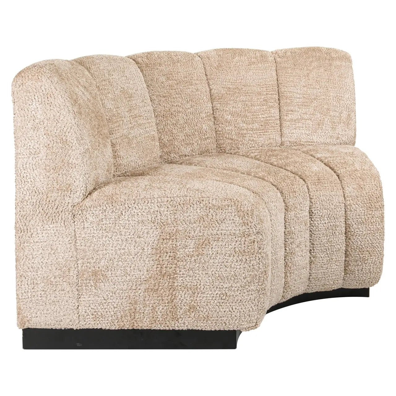 Dining bench Hillpark lovely beige round corner