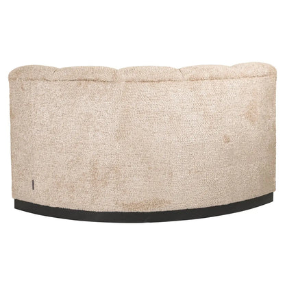Dining bench Hillpark lovely beige round corner