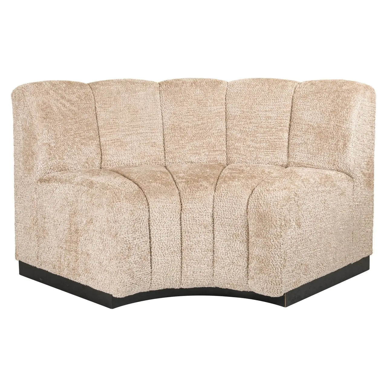 Dining bench Hillpark lovely beige round corner