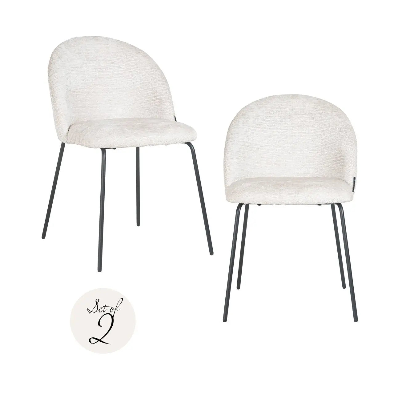 Dining chair Alyssa cream fusion (Set of 2)