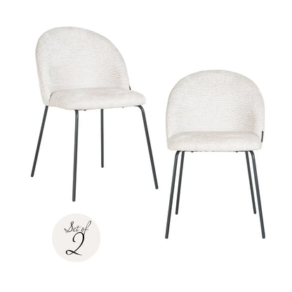Dining chair Alyssa cream fusion (Set of 2)