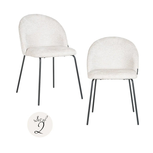 Dining chair Alyssa cream fusion (Set of 2)