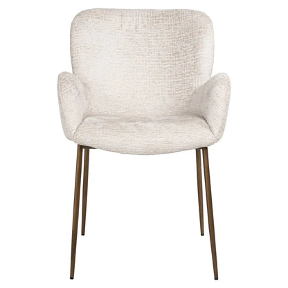 Dining chair Amber cream fusion fire retardant