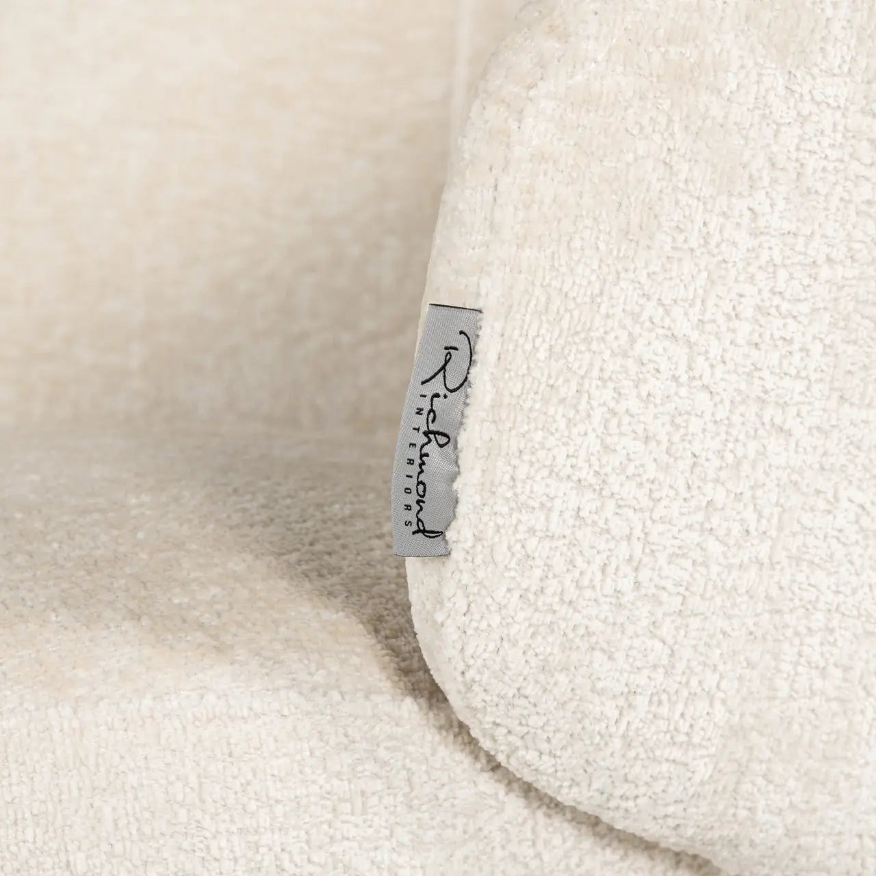 Dining chair Amphara FR white chenille fire retardant