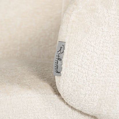 Dining chair Amphara FR white chenille fire retardant