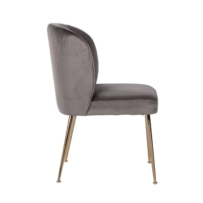 Dining chair Cannon stone velvet