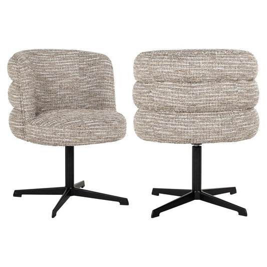 Dining chair Chadwick beige coco swivel