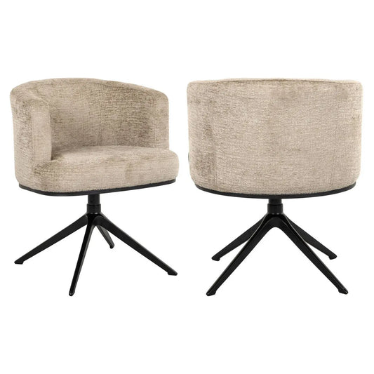 Dining chair Cheyenne desert fusion swivel fire retardant