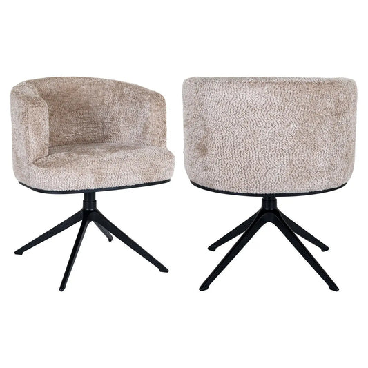 Dining chair Cheyenne lovely beige swivel