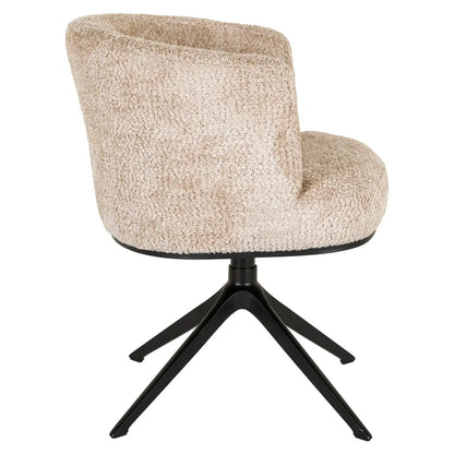 Dining chair Cheyenne lovely beige swivel