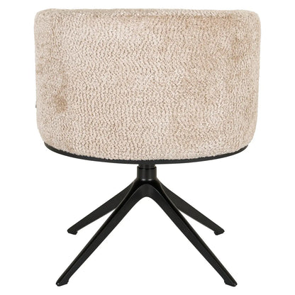 Dining chair Cheyenne lovely beige swivel