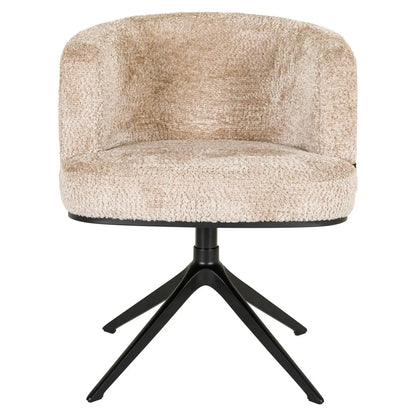 Dining chair Cheyenne lovely beige swivel